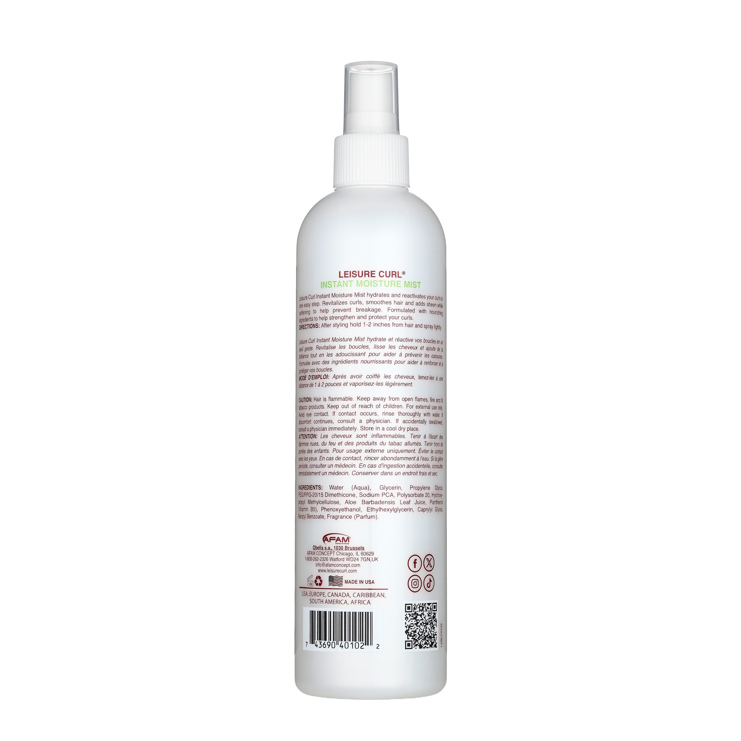 Leisure Curl Instant Moisture Mist